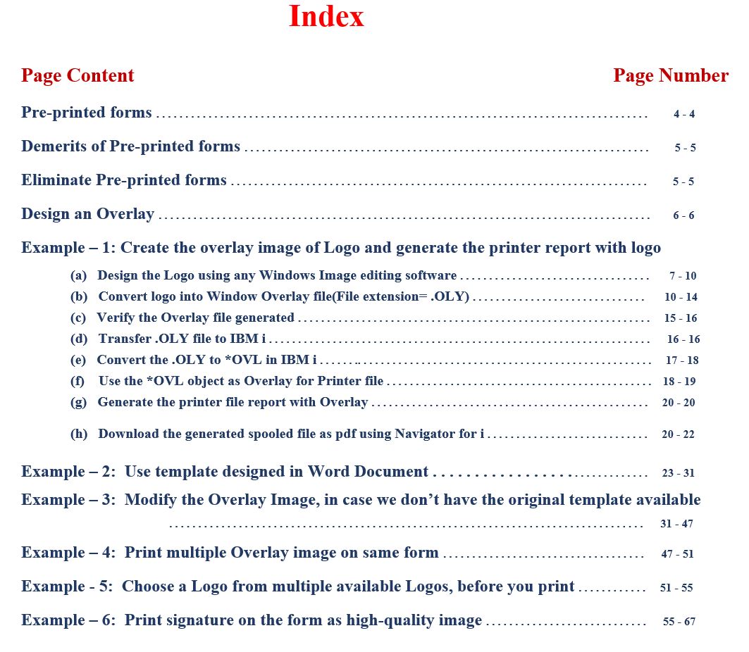 Create forms in AS400 -Content- eBook